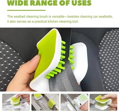 Cleaning Brush, Double Sided U-Shaped Safety Belt Bristle Scrubbe Color: 1 PCS