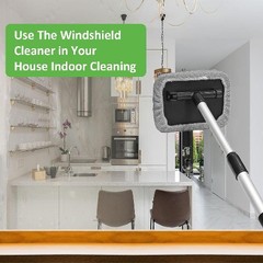 3 Pieces Car Windshield Cleaner Tool Inside Microfiber Car Window Cleaning Tool