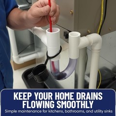 48″ Flexible Drain Cleaning Brush – Versatile Pipe & Line Snake