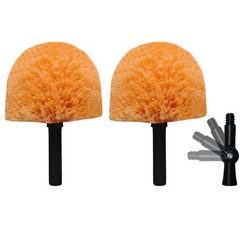 2 Pack Twist-On Cobweb Duster Head Brush – High Efficiency Spider Brush with …