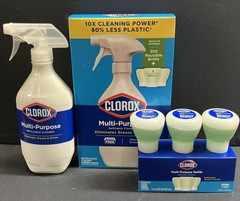 12 Packs CLOROX Multi-Purpose Spray Starter Kit 3X1.125Fo Household Essentials