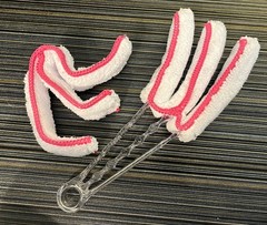Mini Blinds Cleaning Duster New Without Package Tool With 2 Microfiber Cloths