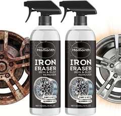 Iron Eraser Rust Remover Spray, Car Wheel Paint Brake Dust Fast Cleaner 120ML US