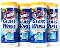 4 Glass Cleaner Spotless Radiant Shine 32 Count For Windows Tables Mirrors