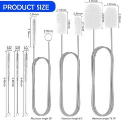 Comprehensive 6-Piece Drain Brush Set for Sink & Tube Cleaning – 78″ Design