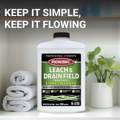 Drain Field Cleaner Clog Buildup Remover Septic System Treatment Liquid