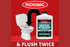 Roebic K-57-Q Septic Cleaner, Enzyme-Based, 32 Oz