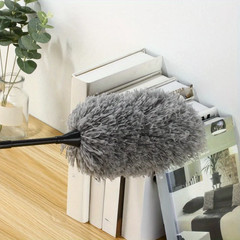 Microfiber Feather Duster, Flexible Washable Duster for Cleaning, No Electricity