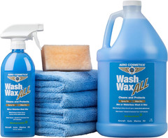 Wash Wax ALL Waterless Car Wash Spray Wax RV Boat Aircraft Detailer Kit