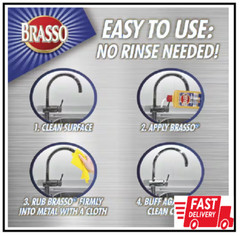 8 oz. Metal Polish (3-Pack) Brasso brass cleaner provides quality Shine NEW
