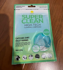 Super Clean High Tech Cleaning Compound Gel Reusable Handy All Purpose Blue NEW