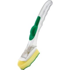(6)-Libman Polyester 7 In. Soap Dispensing Kitchen Dish Brush. Model: 1134