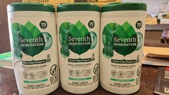 Seventh Generation Multi Purpose Wipes All Purpose Cleaning Garden Mint scent 70