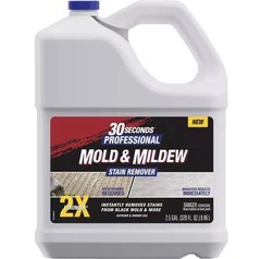 (Pack of 2) 30 Seconds 2.5 gal Pro Outdoor Cleaner Mold & Mildew Stain Remover