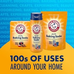 Pure Baking Soda Shaker – 12 Oz – Pack of 6 – Versatile Cleaning & Baking Essent