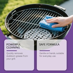 Fast Acting Heavy Duty Grill Degreaser Spray, Remove It-All Grill Cleaner & D…