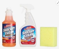 Professor Amos Shock It Clean 32 oz. Concentrate & 24 oz Spray Bottle W/ Sponge