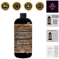 Rustic Teakwood Scented Mop Soap – Luxury Cleaner for Streak-Free Hard Floors