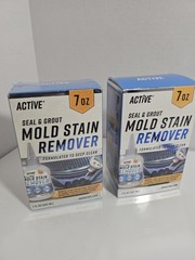 (2 PACK SET) Active Seal & Grout Mold Stain Remover, 7fl oz Lot of 2
