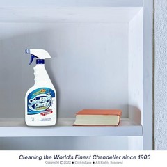 Chandelier Cleaner Spray – Drip Dry, No Wipe, Streak-Free Dust Remover for Cryst