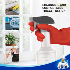24 oz Empty Plastic Spray Bottles for Cleaning Solutions, Heavy Duty Household R