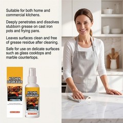 Degreaser Cleaner 50ml Powerful Cleaning Solution Kitchen Cabinets Degreaser