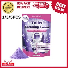 1~5 Bags Fizzclean Toilet Foam Cleaner, Toilet Cleaning Foam Insta-Action 100g