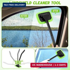 16 Pcs Windshield Cleaner Tool, Car Cleaning Kit with Various Detailing Brushes