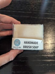 Edwin Loy Home Handmade Brush Soap Bar Natural Ingredients New Sealed