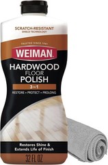 High-Traffic Wood Floor Polish & Restorer Bundle – 32 Oz, Safe for Kids and Pets