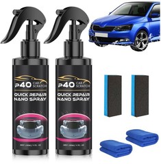 2Pcs Car Scratch Quick Repair Nano Spray – Instant Invisible Scratch Remover, Q