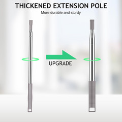 Extra-Long Dusters with Extension Pole 100-Inch for Cleaning, Bendable Microfibe