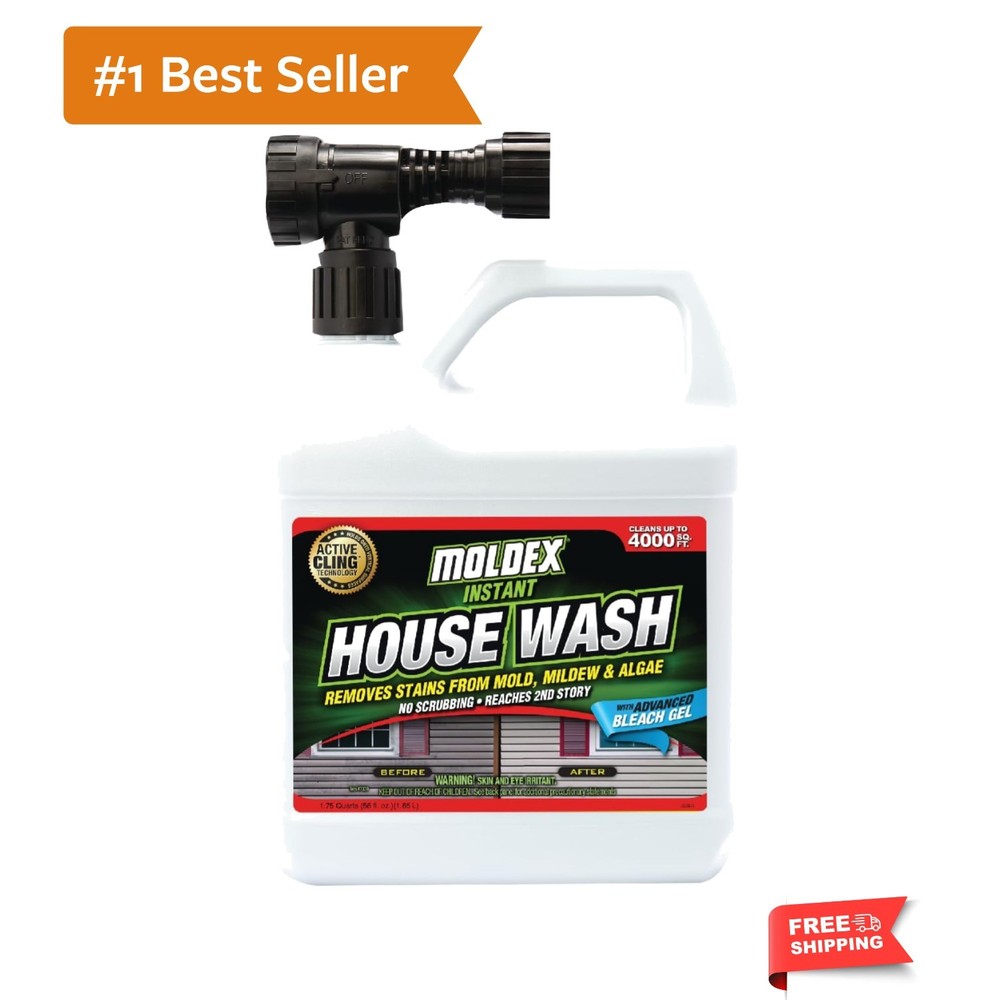 Concentrated Instant House Wash, 56 oz, Yellow