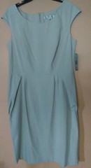 AA STUDIO AA CASUAL DRESS KHAKI SIZE 10 STRETCH NWT POLY RAYON SPANDEX SLEEVELES