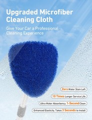 AstroAI 21″ ExtraLong Windshield Cleaner Tool & Car Interior Detailing Kit