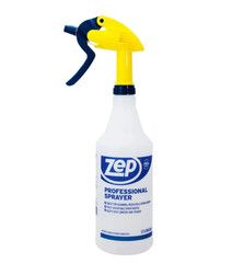 (3 pack) Zep Professional Plastic Spray Bottle, 32 oz, Adjustable Nozzle, Comfor
