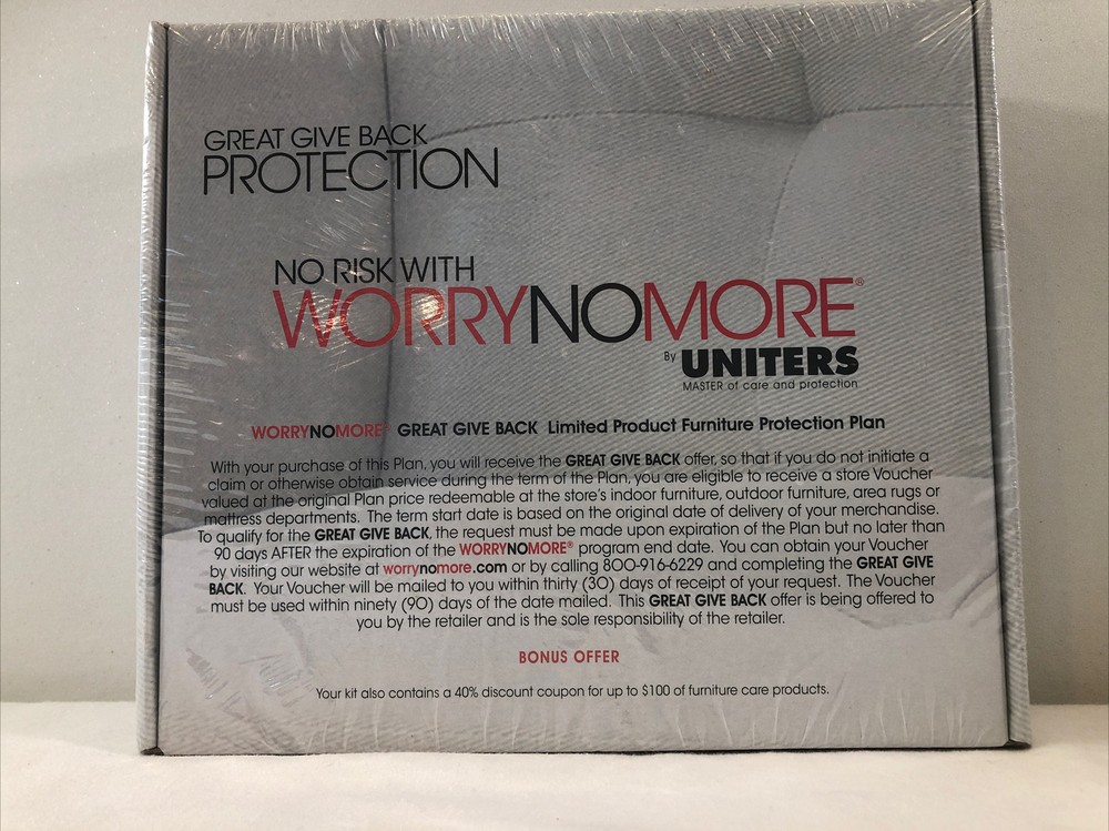 Worry No More – Wood, Leather, Fabric Furniture Protection Kit by Uniters