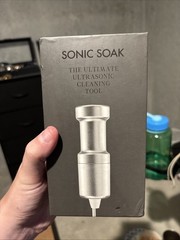Sonic Soak The Ultimate Ultrasonic Cleaning Tool Open Box NEW