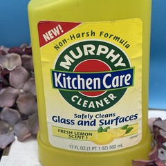 Vintage MURPHY Kitchen Care Cleaner Concentrate Lemon Pour Formula NOS 17 Oz