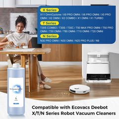 1L Multi-Surface Floor Cleaning Solution for Ecovacs Deebot T30S COMBO/T30S/X…