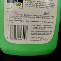 Perk One-Step Surface Floor Cleaner 22 Fl Oz Regular No-Wax Floors Discont 90s