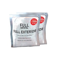 Full Exterior Refill Kit – Crystal Outdoor Cleaner Packets, 8 oz, Each 4 oz B…