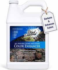 Color Enhancer Sealer for All-Natural Stone and Pavers. Marble, Travertine, Lime