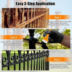 35 oz 2-in-1 Rust Converter & Metal Primer – Stops Rust, Paint Over Rusted Metal