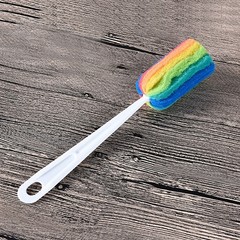 3PCS Cleaning Brush Bottle Scrubbers Sponge Cleaner for Coffee Glasses Washing