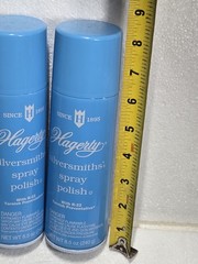 LOT 2 Hagerty No Scent Silversmiths’ Spray Polish 8.5oz Liquid Can