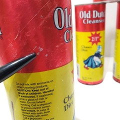 Vtg Old Dutch Powdered Cleaners SEALED 14 oz. & 21 oz. Full Lot of 6 READ