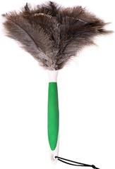 Genuine Ostrich Feather Duster 16 Inch Reusable Fluffy Soft Car Blind Baseboa…