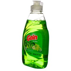 4 Pack Gain Ultra Dishwashing Liquid Soap, Original, 8 fl oz
