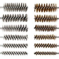 12pcs Bore Brush for Drill, 1/4″ Hex Shank Stainless Steel Twisted Wire Brush…